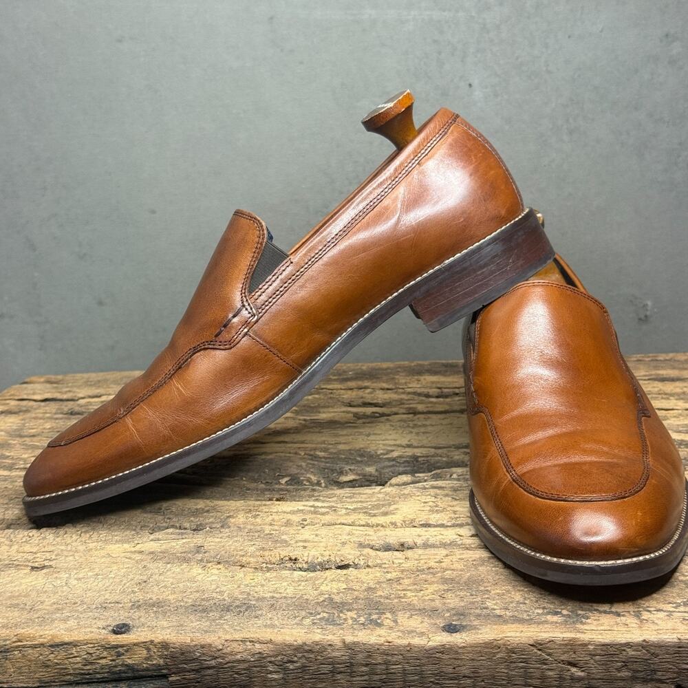 Cole Haan Lenox Hill Venetian Loafer Men's 10 Brown Leather Slip On C11626